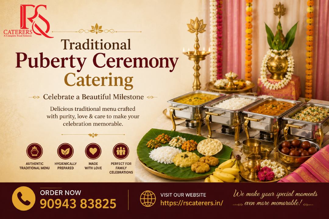 Puberty Ceremony Catering Services in Chennai | RS Caterers