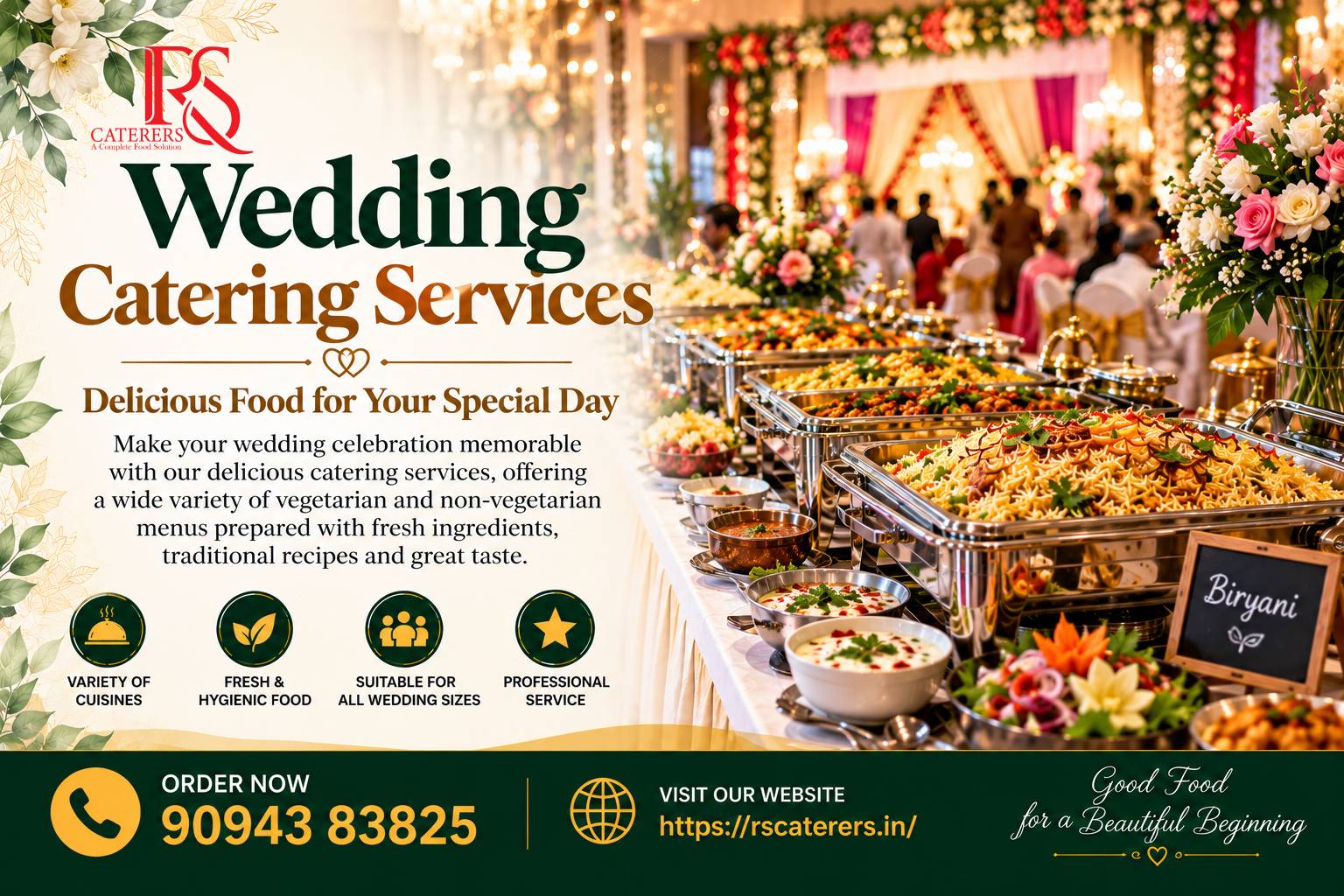 Wedding Catering Services in Chennai for Memorable Wedding Celebrations