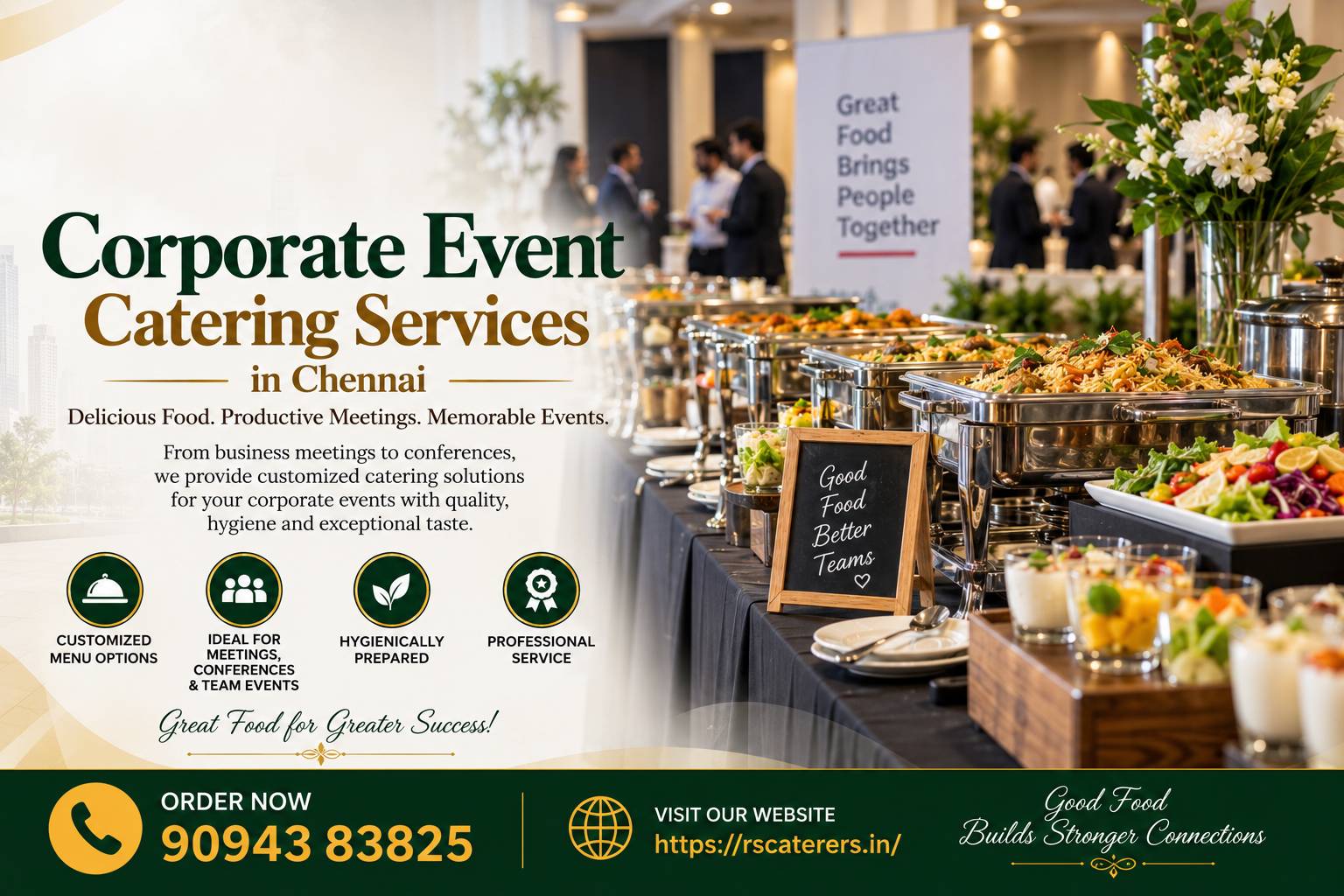 Corporate Event Catering Services in Chennai | RS Caterers